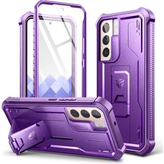 Dexnor til Samsung Galaxy S22 -sag [Bygget i sk?rmbeskytter og kickstand] Tungt Milit?r Kvalitetsbeskyttelsesbeskyttelsesd?kning til Samsung Gala