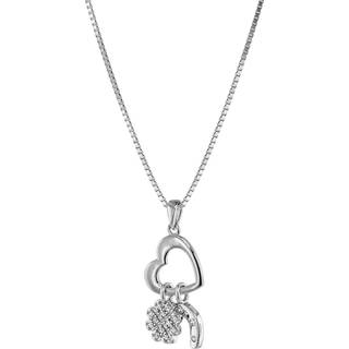 trendor 75061 Halskette Glück & Liebe 925 Silber