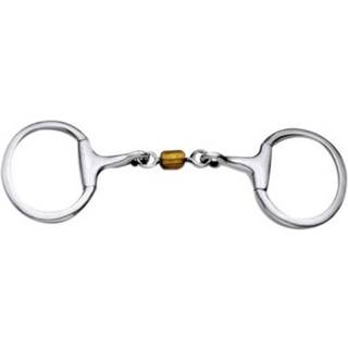 Korsteel rustfrit st?l kobber rulle mund ?ggbutt snaffle bit - 5 """"