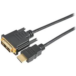 Prokord Hdmi-kabel 3m. Hdmi Dvi Sort