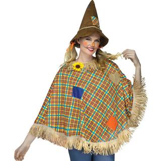 Vogelscheuche Kostüm-Poncho