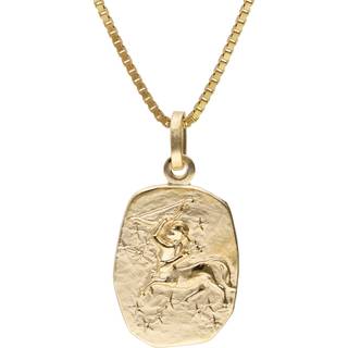 trendor 15382-12 Schütze Sternzeichen Gold 333 mit vergoldeter Silberkette