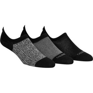 Calvin Klein 3-pak Troy Quarter Sock - Black/Grey - Str 40/46
