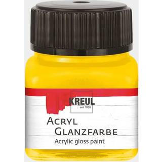 Acryl Glanzfarbe 20ml - Dunkelgelb