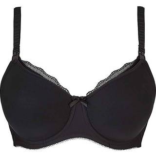 Freya Pure Underwire Moulded Nursing Bra - Black - H 90