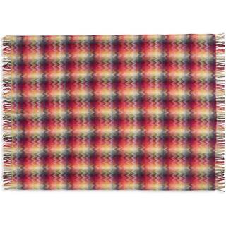 Missoni Blankets - 'Montgomery' blanket in Red Multicolor 70%WO-30%PA