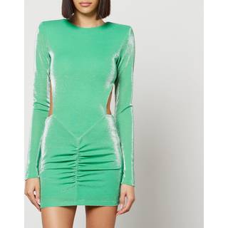 Rotate Ruched minidress - green - S