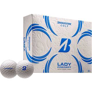Bridgestone Precept Lady Dame Golfbolde - Hvid