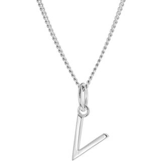 trendor 15210-V Damen-Kette mit Buchstabe V Anhänger Silber 925