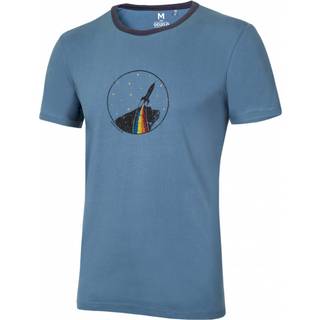 Ocun Classic T Organic Rainbow Rocket T-shirt Herrer størrelse L farve blå