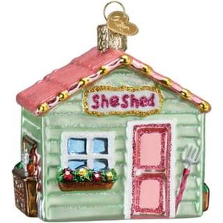 Old World Christmas Hun kaster glasbl?st ornament til juletr?