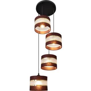 Hængelampe Helen Euluna, dæmpbar, Multifarvet, Stue/spisestue, Tekstil/stof/silke, Moderne