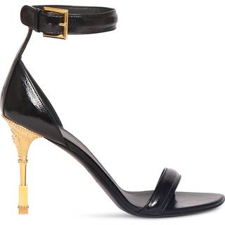 Balmain Moneta patent leather sandals - black - EU 38.5