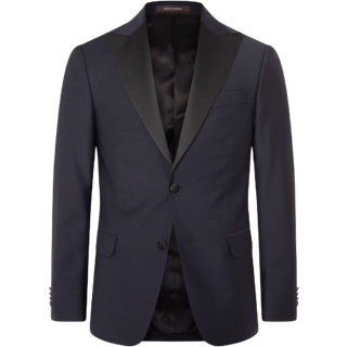 Oscar Jacobson - Slim Fit Microstructure Smoking Blazer - størrelse 50 - Herre