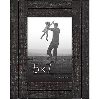 AmericanFlat 5x7 Billedramme med poleret krystalklart glas - Hampton -samling - n?d