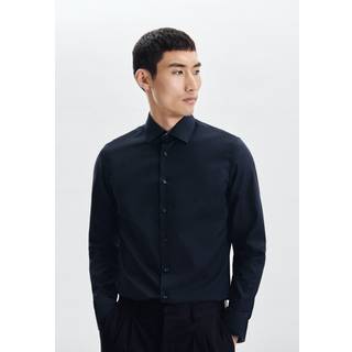 Seidensticker Herren Hemd blau Slim Fit