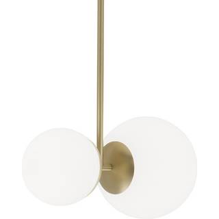 TATO Biba Pendel 100cm Messing & Hvid