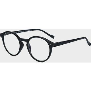 Hipster blue light brille med styrke - Sort - +2.0