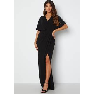 Wrap Slit Maxi Dress