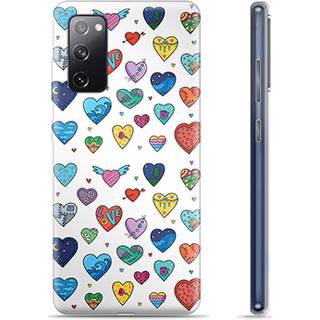 Samsung Galaxy S20 FE TPU Cover - Hjerter