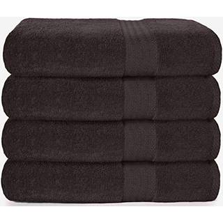 Glamburg Premium Cotton 4 Pack Bath H?ndkl?des?t - 100% ren bomuld - 4 badeh?ndkl?der 27x54 - Ideel til daglig brug - Ultra Soft & Highly Absorbe