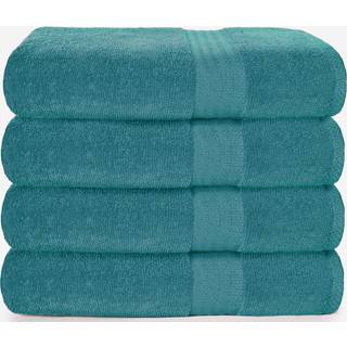 Glamburg Premium Cotton 4 Pack Bath H?ndkl?des?t - 100% ren bomuld - 4 badeh?ndkl?der 27x54 - Ideel til daglig brug - Ultra Soft & Meget absorben