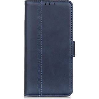Huawei Y5p Retro Læder Cover m. Kortholder - Mørkeblå