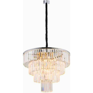 Krystal hængelampe Cristal Nowodvorski Lighting, dæmpbar, Klar/gennemsigtig, Stue/spisestue, Glas