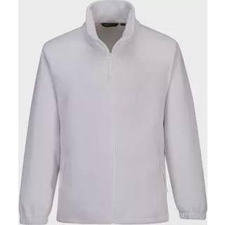 Aran-fleece til herre - Hvid (Størrelse: M)