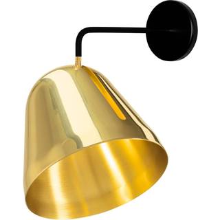 NYTA Væglampe Tilt, dæmpbar, Messing/guld, Stue/spisestue, Aluminium, Design
