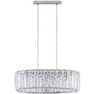 Hængelampe Sofia Lindby, dæmpbar, Klar/gennemsigtig, Stue/spisestue, Plast, Moderne