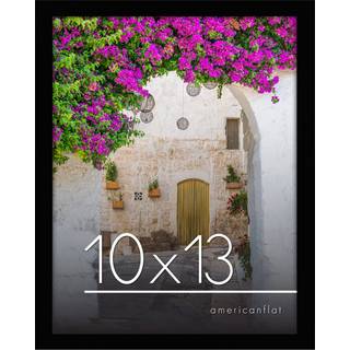 AmericanFlat 10x13 Billedramme i sort - konstrueret tr?ramme med knust -resistent glas h?ngende hardware og staffeli til v?g- eller bordplade dis