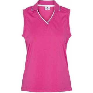 Chrystal Polo Pink/white L
