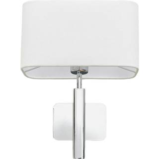 Væglampe Jettka Lucande, dæmpbar, Krom/sølv, Stue/spisestue, Tekstil/stof/silke, Moderne
