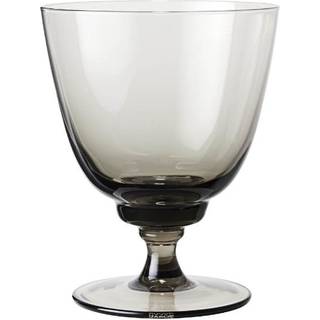 Holmegaard Flow glas på fod 35 cl Smoke