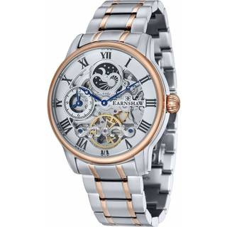 Thomas Earnshaw ES-8006-33 Longitude Sølvfarvet/Rosaguldtonet stål Ø44 mm