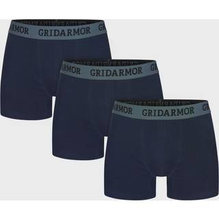 Gridarmor Men's Steine 3p Cotton Boxers 2.0 Navy Blazer, S
