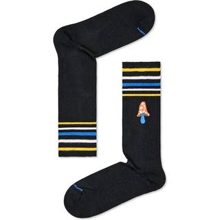 Happy Socks Fungis Gonna Funky Crew Sock - Black pattern-2 - Str 41/46