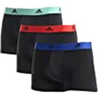 adidas 3-pak Active Flex Cotton Trunk - Black/Green - Small * Kampagne *