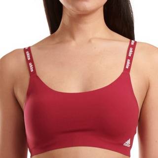 Adidas BOS Micro Cut Free Scoop Lounge Bra - Darkred - X-Large