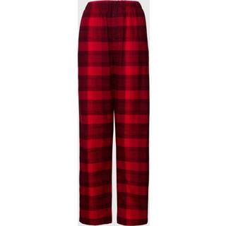 Calvin Klein Long Flannel Sleep Pant - Black/Red - Medium