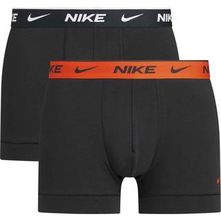 Nike 2-pak Everyday Cotton Stretch Trunk - Black/Orange - X-Large * Kampagne *