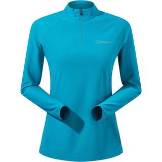 Women's 24/7 Half Zip Long Sleeve Tech Tee - Turquoise