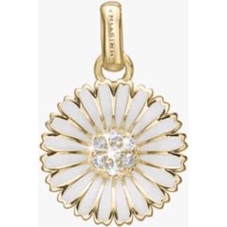 Christina Jewelry Marguerite vedhæng i forgyldt med zirkonia Ø15mm