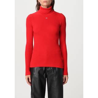 Tommy Hilfiger Essential dame rullekrave - Rød - Str. XL - Modish.dk