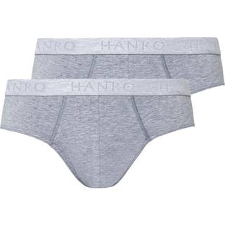 HANRO Herren Slips grau Baumwolle & Mix unifarben