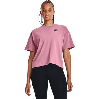 T-shirt Under Armour UA W LOGO LC OVERSIZED HW SS-PNK 1379948-697 Størrelse S