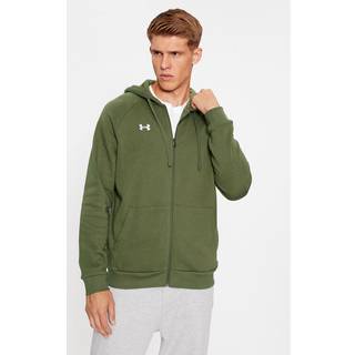 Under Armour Rival Fleece Men's Full-Zip Hoodie Marine OD Green / White M