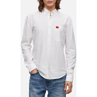 HUGO Long Sleeved Evito Shirt White