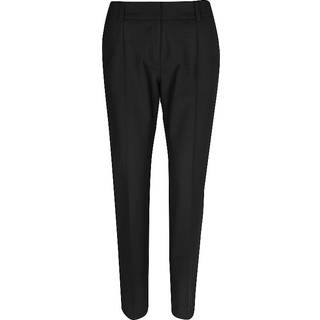 Bukser med slim fit og slidser i stof med stræk